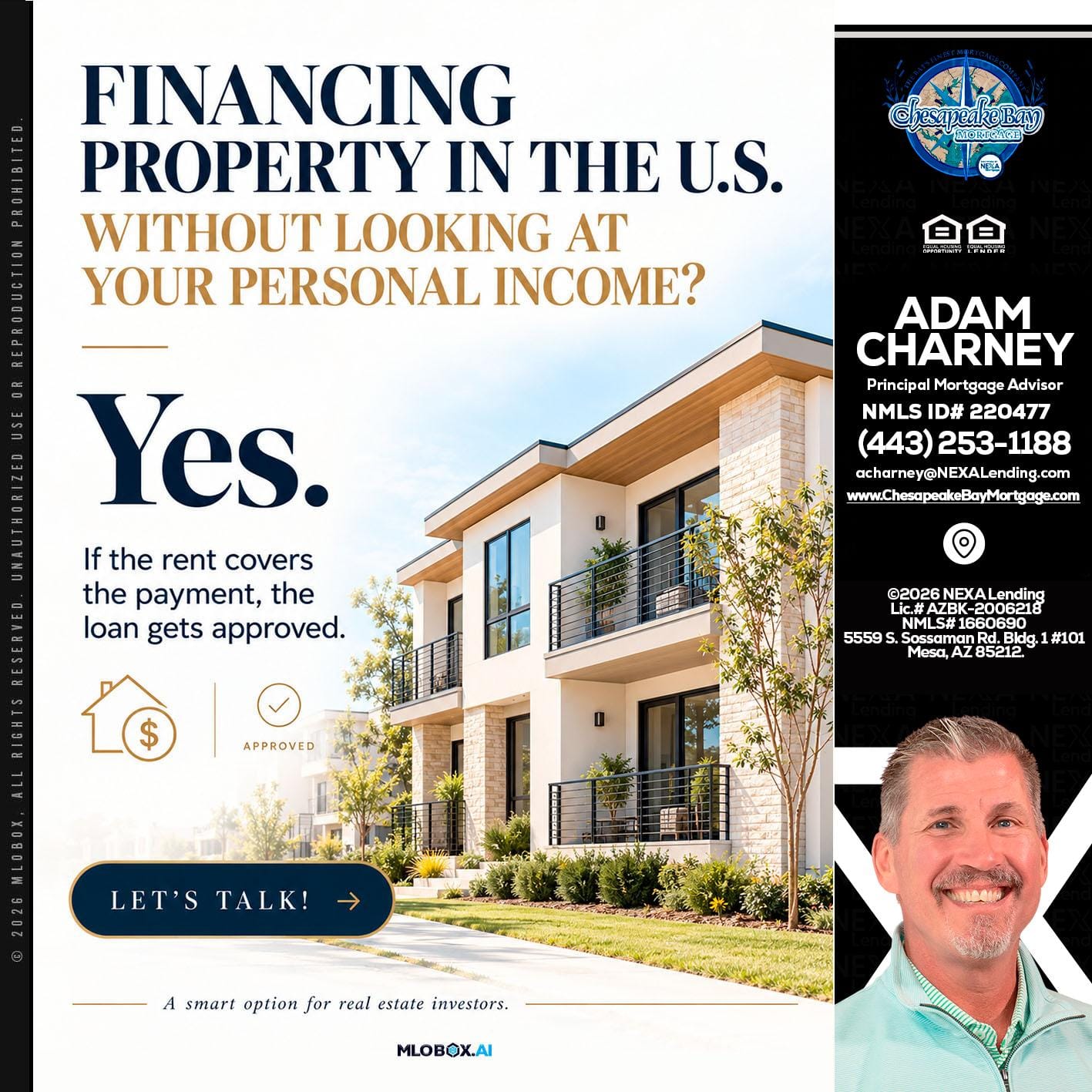FINANCING - Adam Charney -Principal Mortgage Advisor