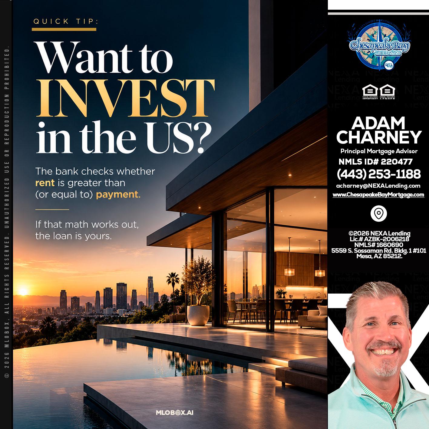 QUICK TIP - Adam Charney -Principal Mortgage Advisor